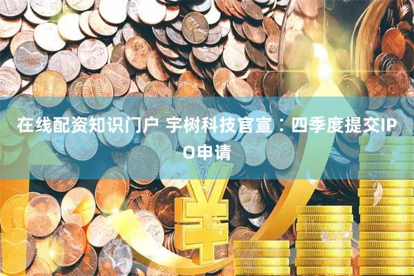 在线配资知识门户 宇树科技官宣∶四季度提交IPO申请