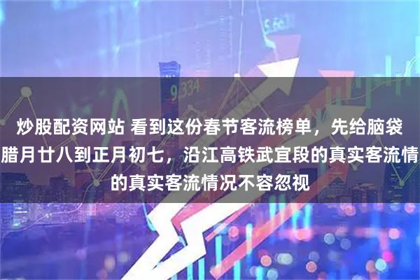 炒股配资网站 看到这份春节客流榜单，先给脑袋敲个警钟，腊月廿八到正月初七，沿江高铁武宜段的真实客流情况不容忽视